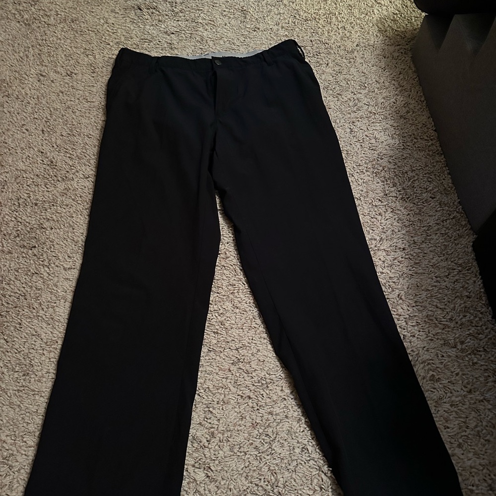 Adidas Golf Pants size w 36 L 32  black - Picture 3 of 4